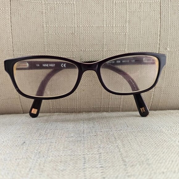 Nine West Women Eyeglasses Frame Burgundy NW5134 50[]16 135 Glasses Eyewear - Picture 2 of 12